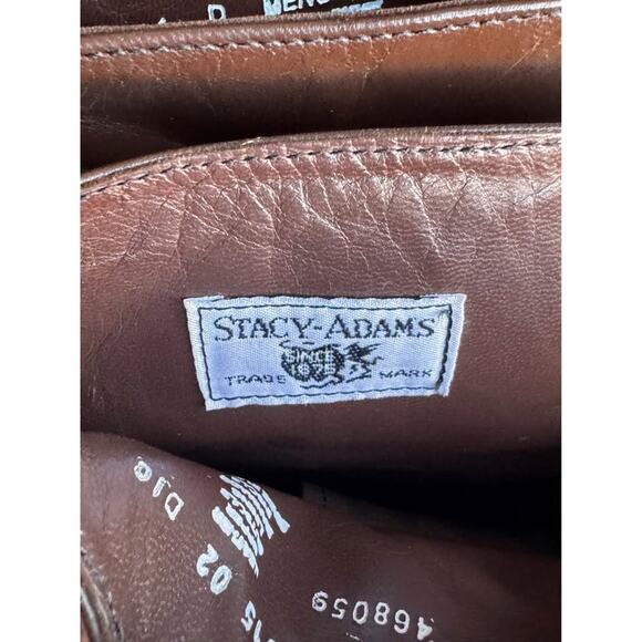 Stacy Adams Men’s Brown Leather Lace-Up Dress Boots Size 14 main image 8
